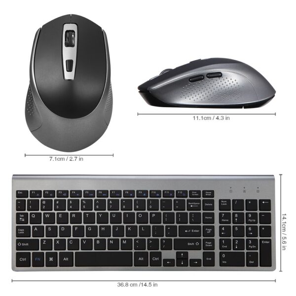 Latest Neasgor Wireless Keyboard Mouse Set Computer Silent Button Keyboard and Mouse Combo keyboard gaming