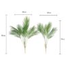 88 CM Green Artificial Palm Leaf Plastic Plants Garden Home Decorations Scutellaria Tropical Tree Fake Plants