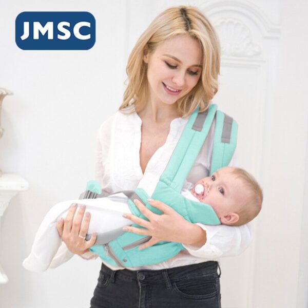 JMSC Ergonomic Baby Carrier Infant Kid Hip Seat Kangaroo Sling Front Facing Backpack for Travel Outdoor Activity Gear Wrap Bebes