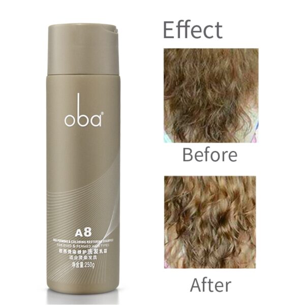 Oba Salon Perm Repair Shampoo Cream Hair Dyeing Damage Care Triple Lotion Nourishing 250g Professional Unisex （A8）