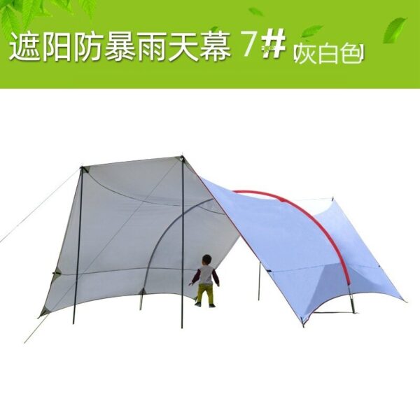 Ultralarge Anti-Uv Gazebo Summer Outdoor Super Large Camping Tent Canopy Tent Awning Advertising Tents Pergola Oxford Beach Tent