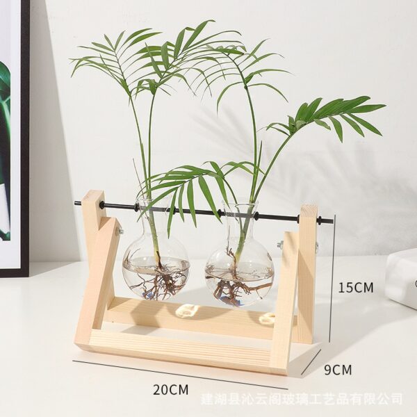 Hydroponic Vase Vintage Desktop Plant Terrarium Planter Bulb Glass Vase Water Planting Propagation Stations Home Decoration