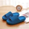 Home Soft Slippers Ladies/men's Thick Bottom Slipper Women Indoor Bathroom Anti-slip Floor Slides Deodorant Silent Slippers