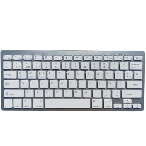 78 Keys Wireless Keyboard Bluetooth Ultra Slim Russian/German/Korean/Spanish/French/Arabic/Thai for iPad/Windows OS/Mac/Android