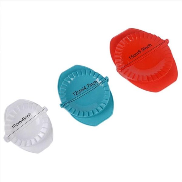3Pcs/set Plastic Dumpling Molds Chinese Food Jiaozi Maker Dough Press Dumpling Pie Ravioli Hand Mould Kitchen Creative DIY Tools