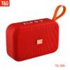 T&G TG506 Mini Bluetooth Speaker Wireless Portable Handhold Loudspeaker Fabric Stereo Small Subwoofer Support TF Card FM Radio