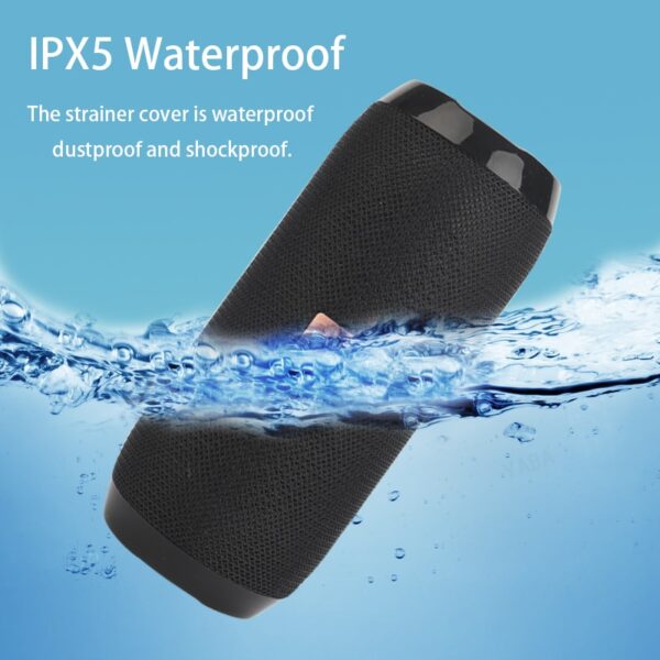 Portable Bluetooth Speaker Wireless Bass Column Waterproof Outdoor USB Speakers Support AUX TF FM Radio Subwoofer Loudspeaker