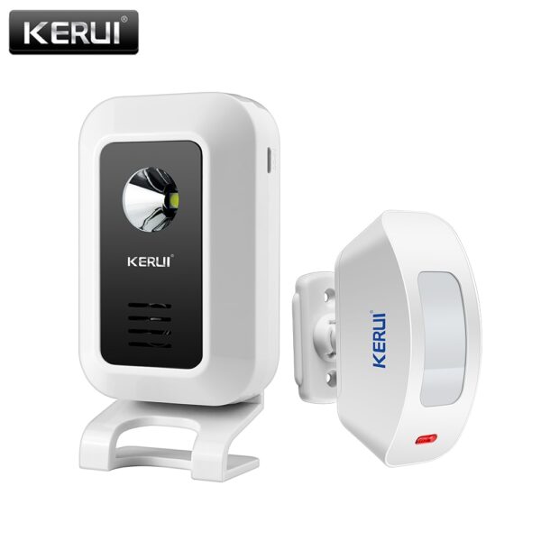 KERUI M7 Welcome Motion Sensor Security Alarm 32 Songs DoorBell Chime Wireless Smart Home LED Night Light Door Window Store Shop