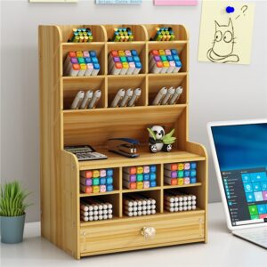 2021/Desk Organizer Office Accessories Pen Holder Pencil Stand Table Organize Storage Organize Stationery Makeup holder