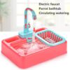 Bird Feeder Automatic Parrot Bathtub Swimming Pool Faucet Parrot Bath Shower Water Dispenser Bird Cage Bathroom Parrot Toys