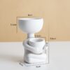 Creative Art Portrait Sculpture Vase Flower Pot Garden Storage Abstract Character Succulents Plant Pot Micro Landscape Decor