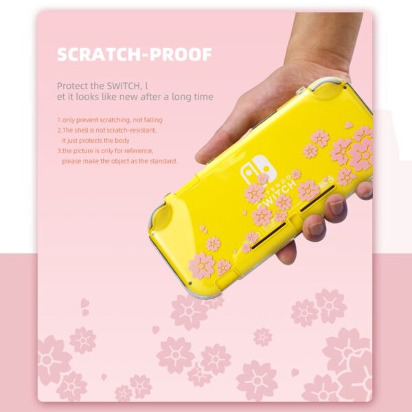 Data Frog Anti-Slip Hard Protective Case For Nintendo Switch Lite Console Clear Shell Cover For NS Switch Lite Game Accessories