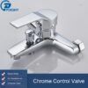 Matte Black Bathroom Shower Faucet Bath Faucet Mixer Tap ABS Hand Shower Head Set Wall Mount Black Shower Control Valve