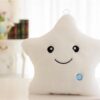 34CM Creative Toy Luminous Pillow Soft Stuffed Plush Glowing Colorful Stars Cushion Led Light Toys Gift For Kids Children Girls