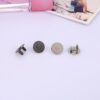 50pcs Bronze Silver Metal Magnet Button For Diy Bags Snaps Buttons Clasp Fastener Snap Button Sewing Accessories 14*3.5mm