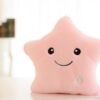 34CM Creative Toy Luminous Pillow Soft Stuffed Plush Glowing Colorful Stars Cushion Led Light Toys Gift For Kids Children Girls