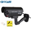 Cdycam Fake Dummy Camera Bullet Waterproof Outdoor Indoor Security CCTV Surveillance Camera With Flashing Red LED Free Shipping