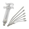 1 Pcs 20ml/50ml Parrot Feeding Syringe Parrots Bird Feeding Syringe With 6 Pcs Curved Gavage Tubes