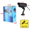 Cdycam Fake Dummy Camera Bullet Waterproof Outdoor Indoor Security CCTV Surveillance Camera With Flashing Red LED Free Shipping