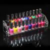 New Fashion Multilayer Clear Acrylic Nail Polish Rack Household Makeup Tool Holder Cosmetic Nail Polish Organize Storage Shelf