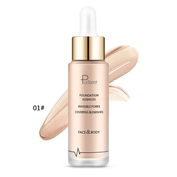 Pudaier Waterproof Whitening Moisturizer Concealer Nourish Oil Control Natural Brighten Beauty Base Cream Makeup Product 40g