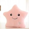 34CM Creative Toy Luminous Pillow Soft Stuffed Plush Glowing Colorful Stars Cushion Led Light Toys Gift For Kids Children Girls