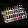 New Fashion Multilayer Clear Acrylic Nail Polish Rack Household Makeup Tool Holder Cosmetic Nail Polish Organize Storage Shelf