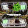 2-6 Grids Fish Tank Aquarium Filter Box Acrylic External Hanging Water Purifier Aquatic Pet Cage Increase Oxygen Filter Supplies