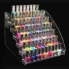 New Fashion Multilayer Clear Acrylic Nail Polish Rack Household Makeup Tool Holder Cosmetic Nail Polish Organize Storage Shelf