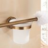 Antique Brushed Carved Aluminum Bathroom Fixture Bath Hardware Set Towel Shelf Towel Bar Paper Holder Cloth Hook AA03 Series