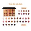 IMAGIC Palette EyeShadow 35 Color Matt Waterproof Earth Tone Powder Eyeshadow Plate Cosmetic Makeup pigment