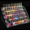 New Fashion Multilayer Clear Acrylic Nail Polish Rack Household Makeup Tool Holder Cosmetic Nail Polish Organize Storage Shelf