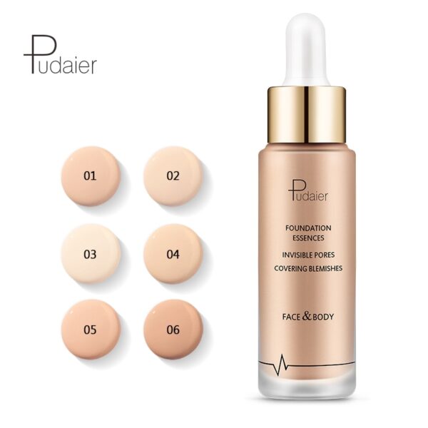Pudaier Waterproof Whitening Moisturizer Concealer Nourish Oil Control Natural Brighten Beauty Base Cream Makeup Product 40g