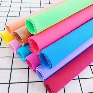 10 Sheets 50x50 Sponge Paper 1 mm Handmade Craft Paper PE DIY Crafts Materials Cut Foam Paper Nursery Decoration New Year Gift