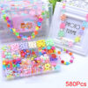 DIY Handmade Beaded Toy with Accessory Set Children Creative 24 Grid Girl Jewelry Making Toys Educational Toys Children Gift