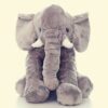 [Funny] 60CM Giant Elephant Plush Toy soft Skin Infant Stuffed Animal Doll Kids Sleeping pillow cover (without stuff) Baby Toy