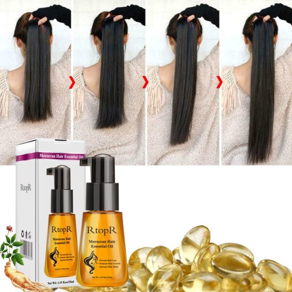 35ML Hair Essential Oil Multi-functional Hair Care Prevent Hair Loss Increase Hair Shine Treatments Repair Damaged Hair TSLM1