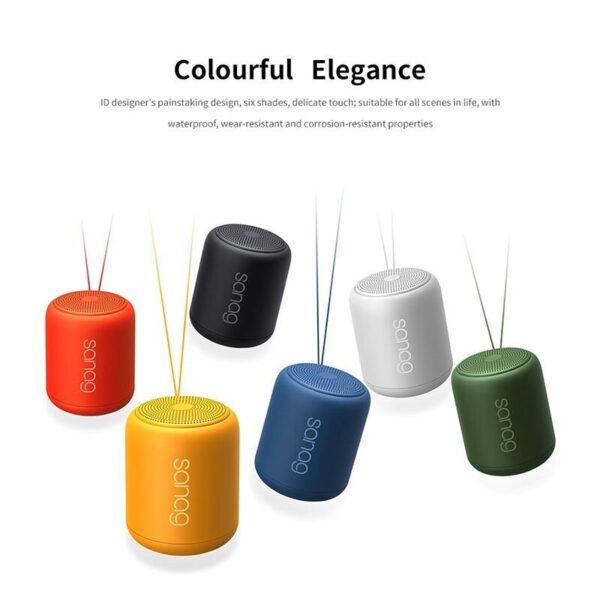 Sanag X6S wireless Bluetooth Speaker Bass Small Steel Cannon Outdoor Portable Waterproof subwoofer with 3D Digital TF Card