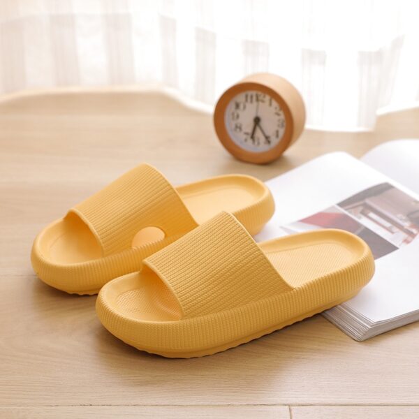 Home Soft Slippers Ladies/men's Thick Bottom Slipper Women Indoor Bathroom Anti-slip Floor Slides Deodorant Silent Slippers