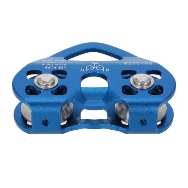 Lixada 30kN Cable Trolley Pulley with Ball Bearing Outdoor Rock Ice Climbing Accessories Caving Rescue Aluminum Alloy Pulley