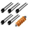 6/12/24pcs Kitchen Stainless Steel Baking Cones Horn Pastry Roll Cake Mold Spiral Baked Croissants Tubes Cookie Dessert Tool ZXH