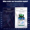 Sleeping Pills Strength Melatonin Help Improve Sleep Night Time Aid Fast Dissolve Dietary Supplement Promotes Relaxation Health