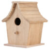 Wooden Bird Nest Hanging Bird House Natural Wooden Bird Cage Resting Place Wall-Mounted Outdoor Birdhouse Wooden Box