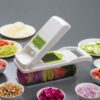 Multifunctional Vegetable Cutter Shredders Slicers Fruit Potato Peeler Carrot Grater Kitchen Accessories Basket Vegetable Slicer