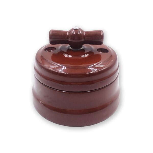 High Quality Home Improvement EU Ceramic Knob Switch Wall Lamp Electrical Switch 10A 250V Free Shipping