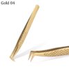 Eyelash Tweezers Excellent Closure Stainless Steel Lash Accessories Tweezers For 3D Volume Lash Extension Supplies Makeup Tools