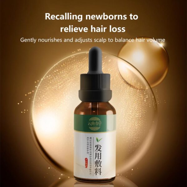 30ml Anti-hair Loss Oil Ginger Polygonum Multiflorum Hair Nutrition Liquid Dense Hair Firming Non-Irritating Natural Hair Care