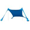 Portable Pergola Windproof Beach Sunshade Gazebo Tent Perfect Canopy Sun Shade Shelter Tent Beach Tent Sun Protection Shelter