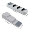 KHGDNOR Plastic Knife Block Holder Drawer Knives Forks Spoons Storage Rack Knife Stand Cabinet Tray Kitchen Cultery Organizer