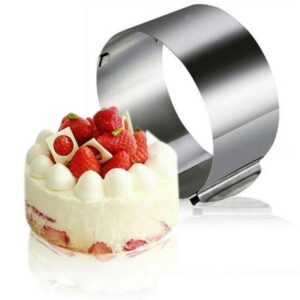 Adjustable Mousse Ring Round Mold Cake Border Paste Film Kitchen Accessory DIY Baking Tools Dessert Decoration